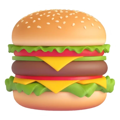 hamburger sticker