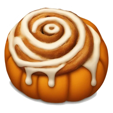 Pumpkin Cinnamon bun sticker