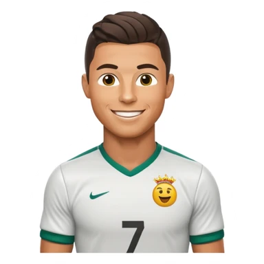 Cristiano Ronaldo football emojis sticker