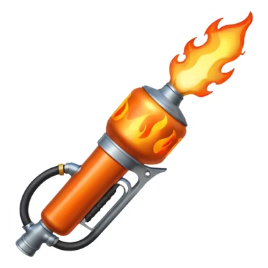 flame thrower sticker