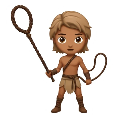 earth elemental long whip human sticker