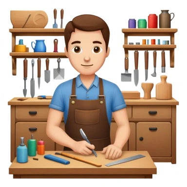 experienced furniture maker sticker