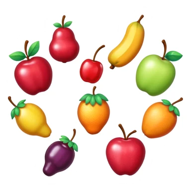 Candy-Coated Fruits sticker