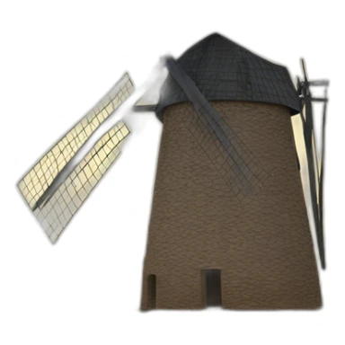 old windmills mancha sticker