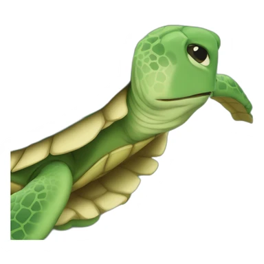 Tortue qui pleure sticker