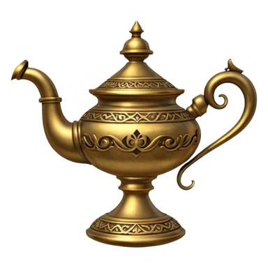 aladdin's lamp sticker