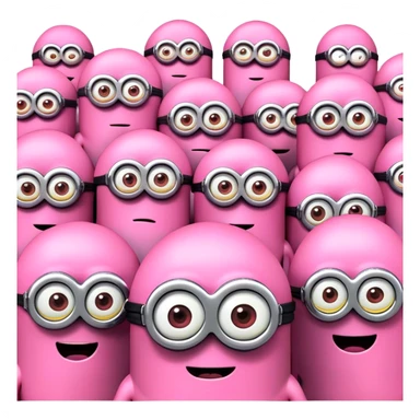 Minions rosa sticker