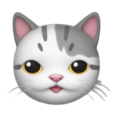 Cat sleep toy sticker