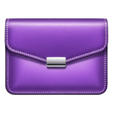 glitter purple wallet sticker
