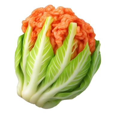 Kimchi : A napa cabbage marinated in a bright red pepper paste sticker