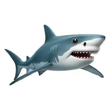 Shark whit cloud sticker