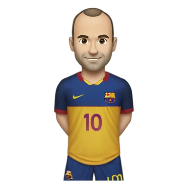 andrés iniesta sticker