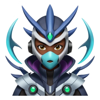 Edgy cool badass Dialga-Genesect-Miraidon-Darkrai-Deoxys-Giratina-Palkia-Meloetta-fusion sticker