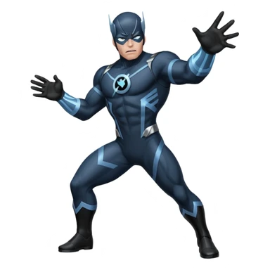 marvel character black bolt sticker