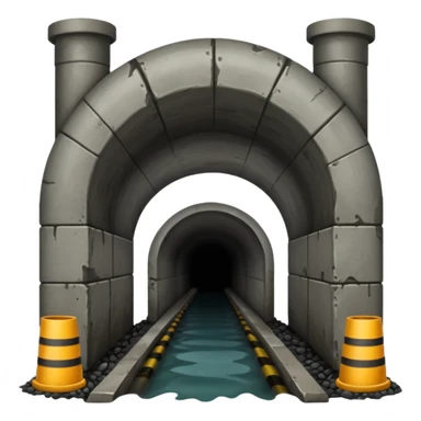 sewer tunnel sticker