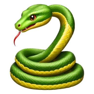 snake crawling  sticker