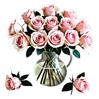 Розовая бабочка с сердечками sticker