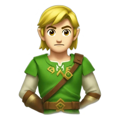link from the legend of zelda sticker