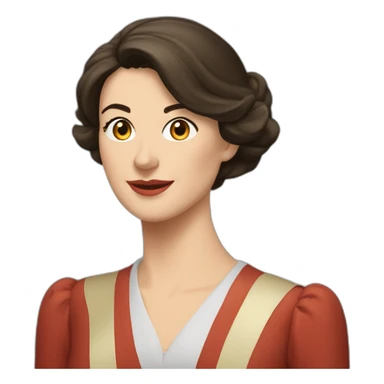 Clara Luciani en causeuse de scène  sticker