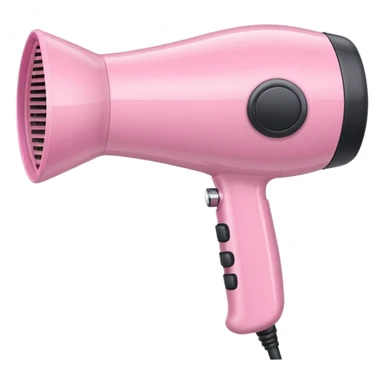 pastel pink hair dryer sticker