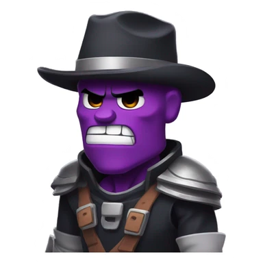 mortis brawl stars slappign face sticker