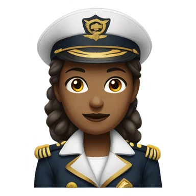 Ship Captain Woman  sticker