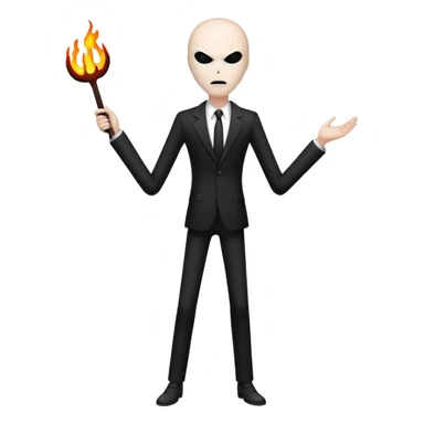 Slender man evil and sinister  sticker