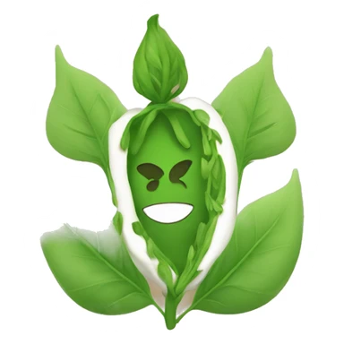 Vegan symbol sticker