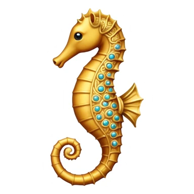 A seahorse emoji sticker