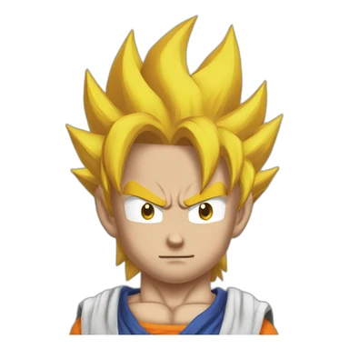 goku super sayan sticker