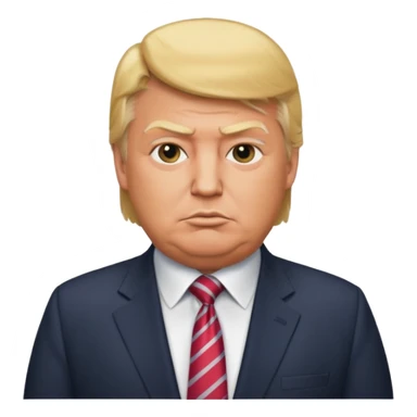 no... MAKE THESE CHANGES AT AN ISOMETRIC OVERHEAD ANGLE, WITH THE FULL FIGURE, MAKE IT MUCH MORE REALISTIC, ESPECIALLY IN THE DONALD TRUMP FACE AND HAIR, MUCH MORE ELDERLY, AND MUCH MORE OBESE, TO REFLECT HIS REALITY sticker