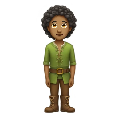 tired-biracial-elf-poet sticker