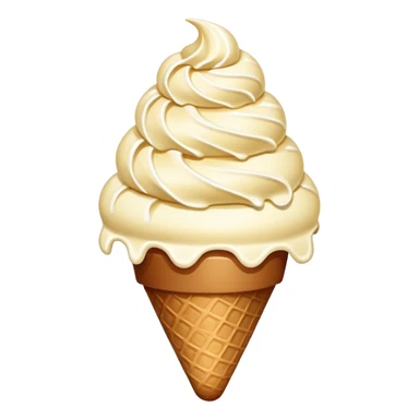 helado granizado with crunchy ice pieces, vanilla ice cream with small chunks of ice or chocolate sticker