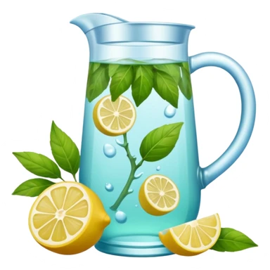 Una jarra de agua de sabor sticker