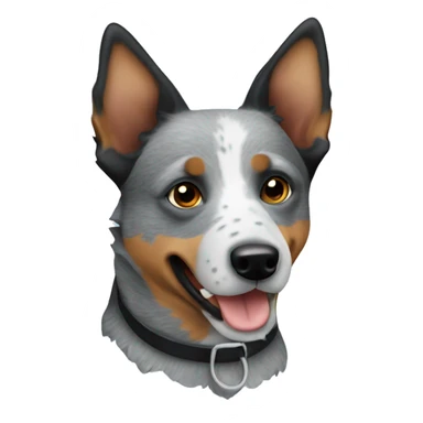 blue heeler dog sticker