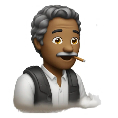 a man who is developer and smoke and al sticker