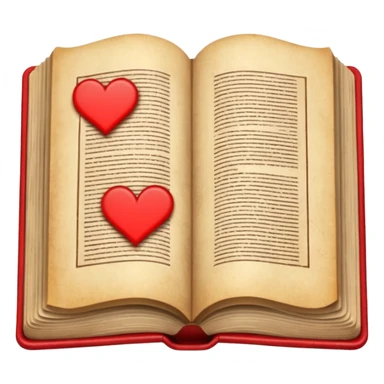 open book with completely red pages sticker