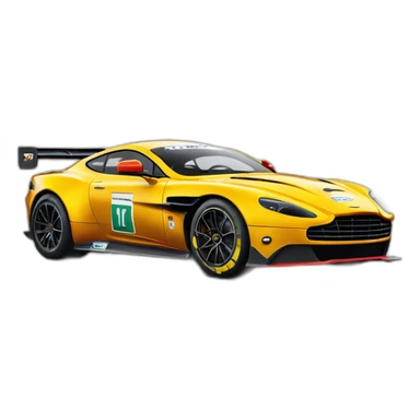 Hiperrealista Aston Martin F1 de Fernando Alonso sticker