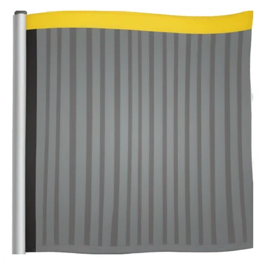 Football referee yellow flag sticker