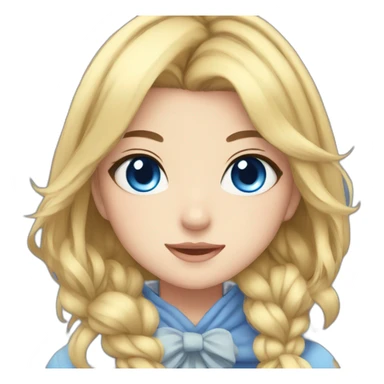 Neko girl blue eyes sticker