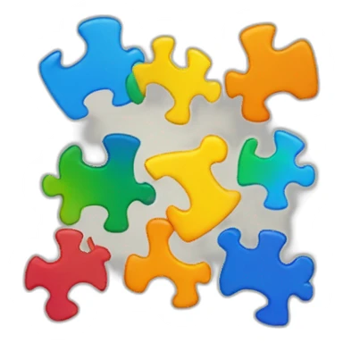 Autism logo colors piezas sticker