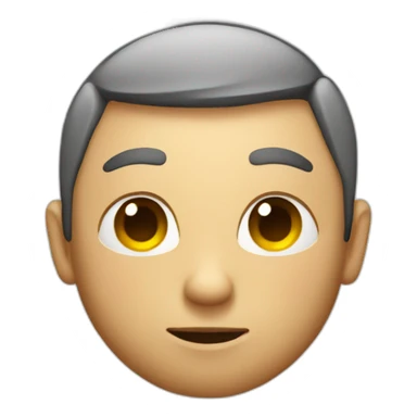 man with a large round circle for a tummy sticker