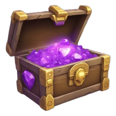 Pokemon Game LootCase Purple Chaotic Color Rich Treasure Legendary Epic Items sticker