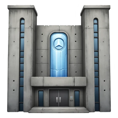 The dark building of the vodka  sticker