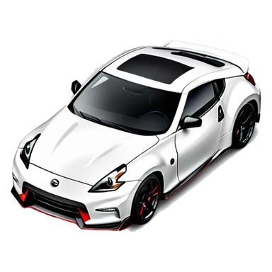 Make a white 370z nismo 2020 sticker