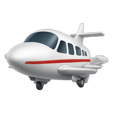 Voiture sur un avion sticker