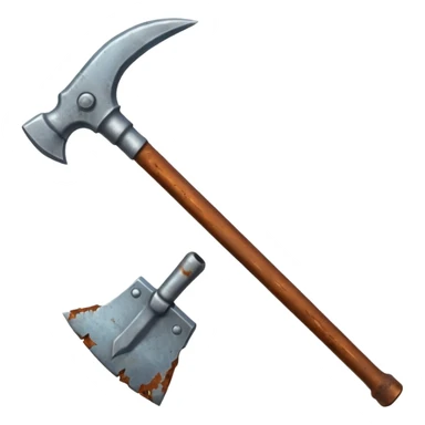 ore mining pickaxe sticker