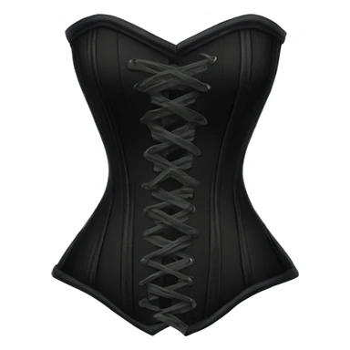 gothic black long sleeve corset sticker