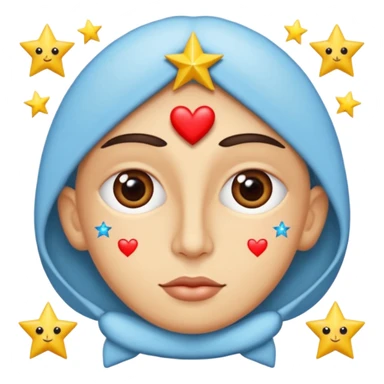 Quiero un emoji con el rostro de Félix de straykid, pero con los ojos más rasgados y con corazones, estrellas y destellos de luces alrededor, sobre su cabeza que diga "Te amo Josefa" con letras modernas pero cambia esos tonos que sean más naturales y que parezca un a persona oriental sticker