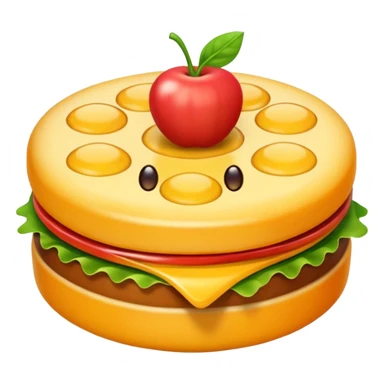 emoji for food vertical has one object sticker
